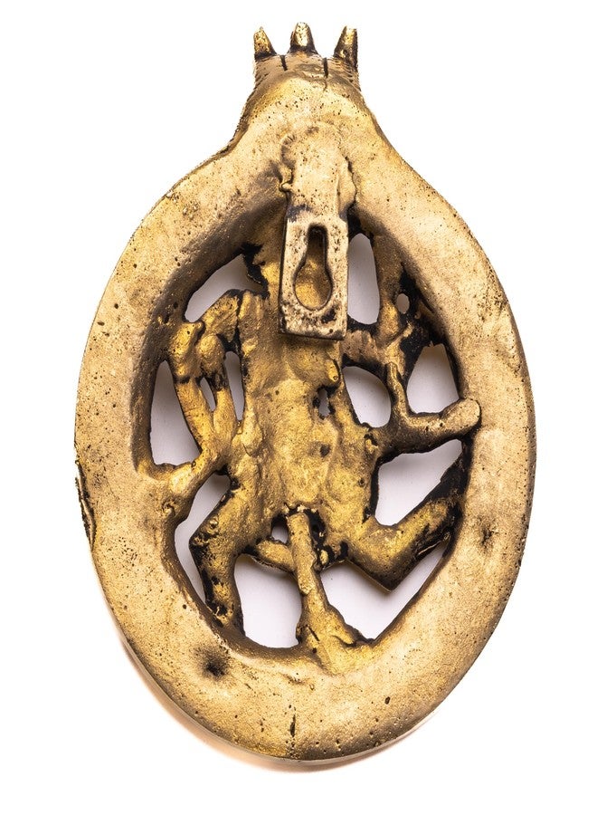 Plus Value Sankat Mochan Bahubali Hanuman Murti Statue Wall Hanging for Vastu Yantra Home, Office South | South-West Main Door Protection (12cm x 10cm) - Image 2